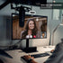 Hrayzan 2K 65 USB-C Webcam with Ring Light/Fill RGB Light, Privacy Cover, Built-in Dual Microphone, FOV, Plug & Play