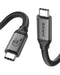 Silkland USB C Monitor Display Cable, 4K@120Hz/60Hz, 8K@30Hz, 3.3FT, 240W PD Fast Charge, Compatible with MacBook Pro,