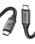 Silkland USB C Monitor Display Cable, 4K@120Hz/60Hz, 8K@30Hz, 3.3FT, 240W PD Fast Charge, Compatible with MacBook Pro,