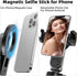 WOVTE 4-in-1 360 Magnetic Selfie Stick, Portable Pocket MagSafe Tripod for iPhone with Detachable Remote, Rotation