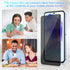 2 Pack Privacy Screen Protector for Samsung Galaxy A55/A35, Anti-Spy Tempered Glass, Ultra HD, Anti-Scratch, Bubble-Free