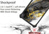 BLU VIEW5 Case Cover for Blu View 5 Phone, Hard PC + Soft Silicone, Gold Glitter + Luminous, Ring Support