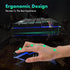 RGB Gaming Keyboard and Breathing Mouse Combo, Adjustable Backlit Mechanical Feeling Keyboard with 4 Colors, 4800DPI