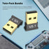 2 Pack Bluetooth 5.1 EDR USB Adapter for PC, Receiver-Transmitter for Computer, Compatible with Laptop, Headset, Speaker