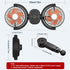 5V/2A 3 360 Hayousui Backseat Car Fan for Kids: Battery & USB Powered Rear Seat Car Cooling Fans, Speed Independent