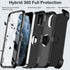Shop iPhone 11 Pro Case (5.8") - Rugged Black Holster with Built-in Screen Protector & Military Grade Drop Protection.