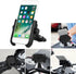 Keenso Motorcycle Bicycle Cell Phone Mount Holder - Adjustable Universal Handlebar Bracket for 4-6inch Mobile Phone,