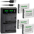 Kastar 4-Pack Battery and LTD2 USB Charger Replacement for Samsung EA-BP88A EABP88A, BP-88A BP88A Battery, Samsung