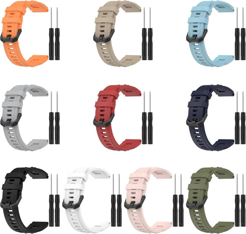 Soft Silicone Replacement Band for Amazfit T-Rex Ultra, Band for Amazfit T-Rex Ultra Smartwatch (No Tracker,