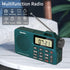 Portable AM/FM Radio, Digital Bluetooth 5.0 Radio Speaker with Alarm and Sleep Function, Large Display