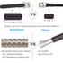 2FT 50 Ohm RG58 Coax Cable 2PCS BNC Male to Male Extension Coaxial Cable with Connectors