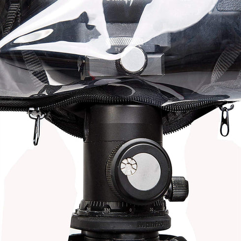 WANBY Professional Waterproof Camera Rain Cover, Soft Black for All DSLR SLR Cameras