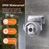 INQMEGA 5MP TUYA Smart Security Camera, Home Surveillance with 2.4G WiFi, 2-Way Audio, Full Color Night Vision