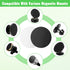 ElevateTech 40 Metal Plates for Magnetic Mount, Pcs Round Metal Plate Magnet for Phone Case Universal Mobile-Phone Iron