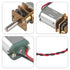 DIANN 10pcs N20 3V-6V 1.25mm 2 Mini Micro Gear Motor DC Slow Speed Full Metal Gearbox Motor with Pin Connector for DIY