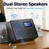 Hernido Cassette Player/MP3 Portable Tape Player, FM Radio/USB Digital Converter, Built-in Dual Stereo Speaker