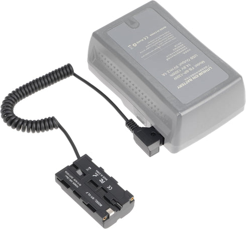 FocusFoto NP-F550 Dummy NP-F970 NP-F570 NP-F750 NP-F770 F960 D-Tap Connector to Full Decoded Battery Adapter Cable