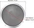 uxcell 10" Speaker Grill Mesh Decorative Circle, Woofer Guard Protector Cover, Silver