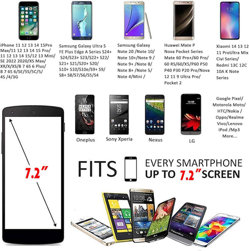 Phone Holder for Running Armband Cell Phone Holder for iPhone 15 14 13 12 11 Pro Max Xs Xr X 8 7 6 Plus Galaxy Ultra S24 Note Carrier Bag Pouch,Gym Sports Arm Bands Sleeve Fit Women Men Kids
