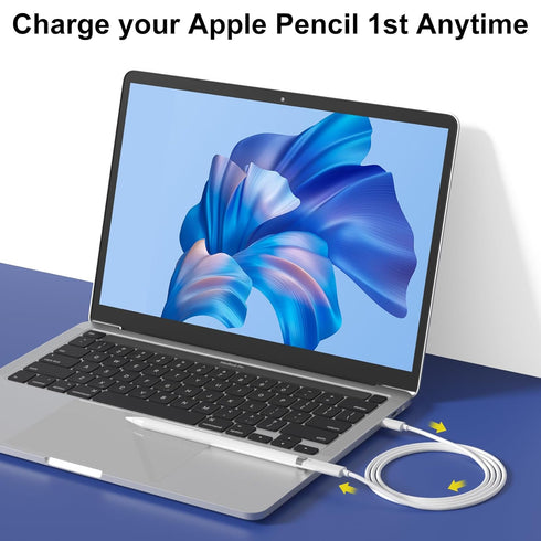 iMangoo USB-C Charging Adapter Cable, 3.3 FT for Apple Pencil 1st Generation, iPad 10 Tablet, USB Type C to Lightning