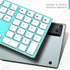 JOYACCESS Bluetooth Multi-Device Wireless Slim Quiet QWERTY Keyboard with Numeric Keypad for Laptop and Computer