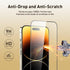 iPhone 14 Pro Auto Alignment Kit - 6.1" Full Coverage Blue Light Screen Protector, Anti-Glare Tempered Glass, Case
