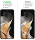 3 Pack S24 5G Pokolan Designed for Samsung Galaxy FE Tempered Glass Screen Protector, Fingerprint Unlocking, Bubble