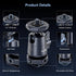 SmallRig Mini Ball Head (2 Pack) with 1/4" Screw, Removable Shoe Mount, 360 Degree Rotatable Aluminum Tripod Head