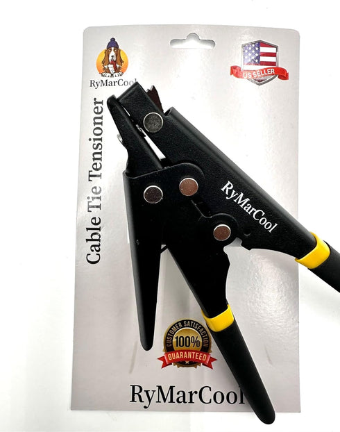 Cable Tie Tensioning Tool, Durable Steel with Comfortable Handles for HVAC and Trades