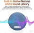 Generic 5.4 Bluetooth Pillow Speaker for Sleeping Ultra Slim Blue-Tooth Bedside Speaker for Side Sleepers with White