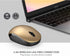 seenda Wireless Mouse with Nano USB Receiver, Noiseless 2.4G Wireless Mouse for MacBook, Notebook, PC (Black & Gold)