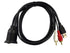 Flush Mount Cable Kit 3 ft USB 3.0 Male to 3.0 Female and 2 RCA Male to 3.5mm Female AUX Extension Cable Dashboard Panel Dash Mount Port (3 feet)