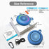 Bluetooth Shower Speaker Waterproof, Portable Wireless Speaker with Louder Volume, Colorful Lights, Blue
