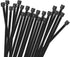 100pcs Heavy Duty Cable Zip Ties, 8 Inch Premium Plastic Wire Ties with 50 Pounds Tensile Strength, Black