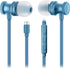 Sentry OSE450 Blue Headphones, In-Ear Earbuds with Wired USB-C Connection, Inline Volume Controller & Microphone