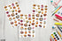 McEtt 5 Pack (145 Breakfast Food Sticker Sheets Aesthetic Illustrated Breakfast & Brunch Food Stickers Sheet Pieces)