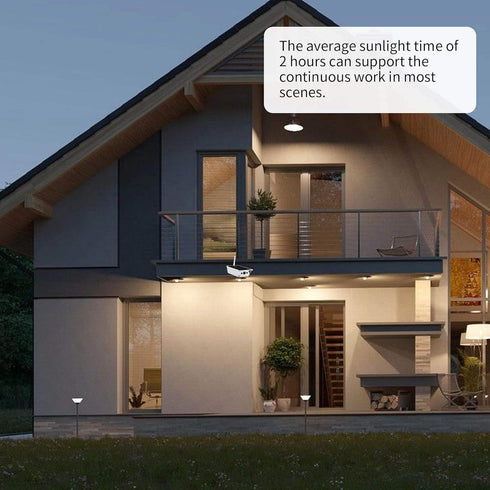 Solar WIFI Camera Outdoor Wireless with AI Detection, High Sensitivity, Wide Angle Starlight Night Vision, Free SD Card