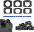 1.51X 2 Viewfinder Eyepiece Magnifier Eyepiece Eyecup Short Sighted Viewfinder Helper for DSLR Cameras, Anti Fog