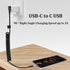 USB 3.1 Type C to Type C Cable, 90 Degree Spring Spiral Fast Charging Data Extension Cable, 3.3FT/1M for Laptop & Tablet