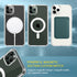 Clear Magnetic Case for iPhone 11, Mag-Safe Wireless Charging, Soft Silicone TPU Bumper Cover