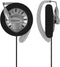 Koss KSC75 Portable On-Ear Clip Headphones, Retro Style, Ultra Lightweight, Silver and