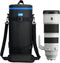 Extra Large Thick Camera Lens Pouch Case for Nikon 180-600mm/600mm F6.3 & Sony 200-600mm Zoom Lens, Fits Lenses Below