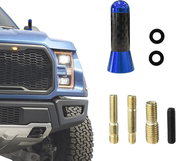 HAOBO Car Short Antenna, Carbon Fiber Car Audio & Video Antennas for AM/FM