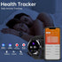 Smart Watch for Men, Fitness Tracker with Heart Rate Monitor, Pedometer, Full Touch Screen Waterproof for Android iOS