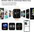 Smart Watch for Women Men, IP68 Waterproof Smartwatch with Blood Oxygen, Heart Rate, Sleep Monitor, Answer/Dial Call