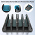 KDD 4-Slot 6-in-1 Vertical Laptop Stand with Gravity Locking, Laptop Holder Desktop Stand, Space-Saving Organizer Fits