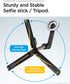 Spigen S570W MagSafe Selfie Stick Tripod Stand with Bluetooth Remote Control, 24" Extendable for iPhone 16/15/14/13