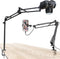 CACENCAN Overhead Camera Mount, Desk Camera Mount with Articulating Arm, 5lb Load Capacity,