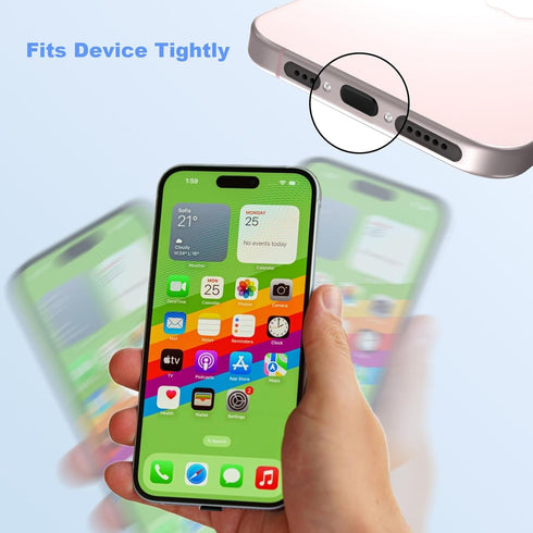 USB C Port Cover for iPhone 15 Series, Dust Plug Phone Speaker Cover for Samsung Galaxy S23, S22 Ultra
