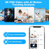 Cloarks 2K 5/2.4 2-Way 24/7, Indoor Camera, GHz WiFi Pan/Tilt Security Camera with AI Motion Detection, One-Click Call